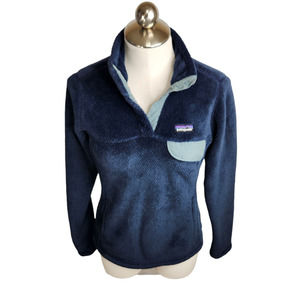 Patagonia Deep Blue Fleece Hoodie